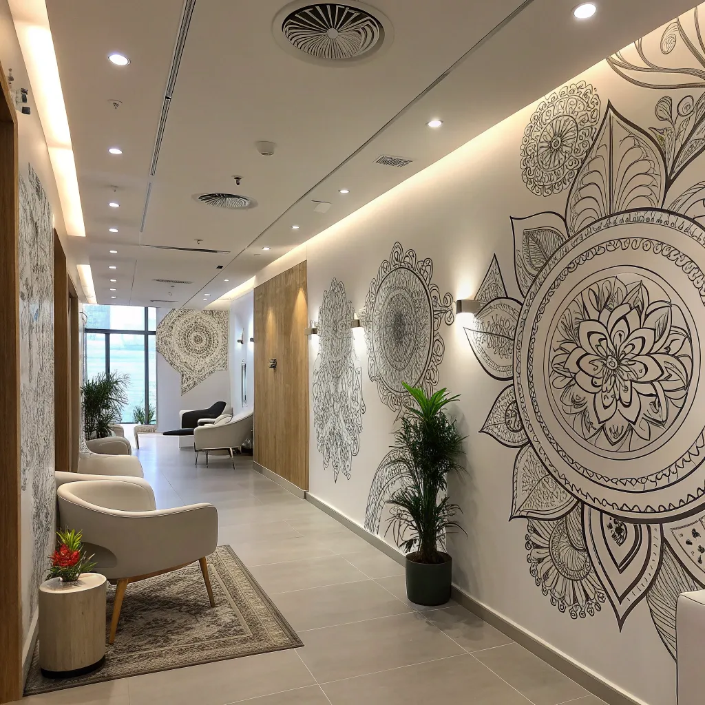 Sanatsal çizim dekoru